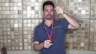 Breakaway ID Neck Lanyards Product Demo, 2137-5001 ,2137-50xx by Specialist ID.
