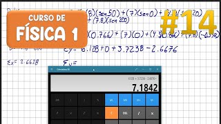 Descomposición rectangular de vectores por el método de los componentes