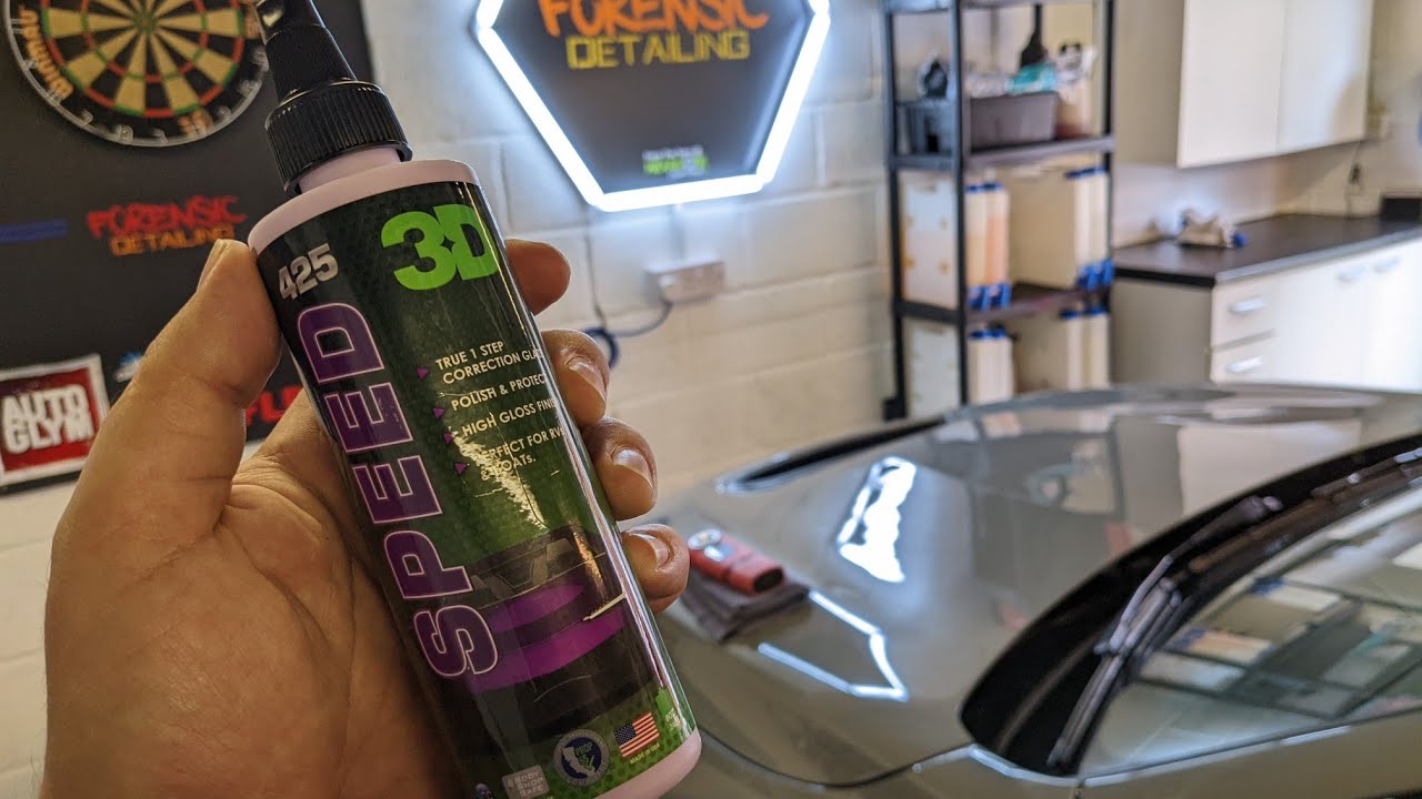 Electric dripping wet gloss from 3D speed car polish 