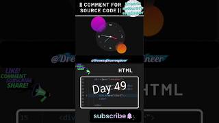 Analog Clock with HTML CSS JSC #coding #tiktok #shortsfeed #viral  #reels#webdesign #trending #short