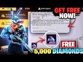 Free 5000 diamonds 🤯💎 || New trick 2026 in Free unlimited diamonds 😍 ( Working Trick )