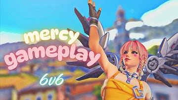 Mercy Gameplay ♡ 6v6 Open Queue ༺ ⋆. Competitive ♡ S15 ♡ Overwatch 2 ☽˚｡⋆