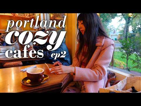 When an Artist steps into Portland's COZIEST Cafes...
