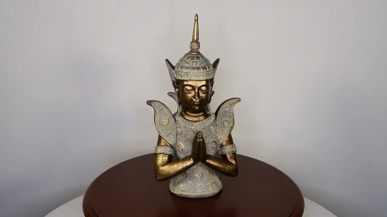 Tranquil Meditation Buddha Table Sculpture