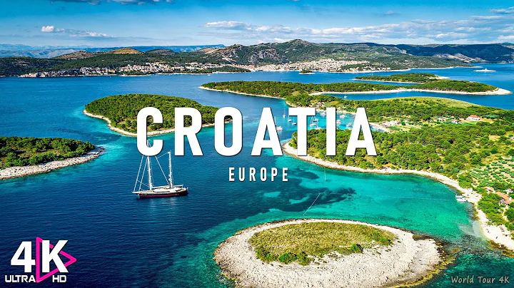 FLYING OVER CROATIA (4K UHD) - Meditation music Along With Beautiful Nature Videos - 4K Video HD