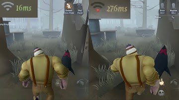 High Ping VS Low Ping Speed Comparison | Identity V