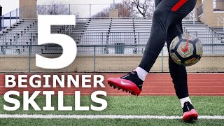 5 Easy Beginner Juggling/Freestyle Skills | Learn These Simple Football Freestyle Tricks screenshot 4