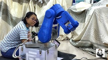 DESIGNING AND MANUFACTURING INTERACTIVE ROBOT ARM SIX DEGREE OF FREEDOM