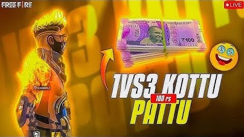 #vizagpaidgamers 1 VS 3 KOOTU 100 PATTU || VPG GAMING|| TELUGU MOBILE STREAMING 🥋