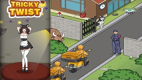 Tricky Twist Level 79 |Help The Shipper Get Past The Security Guard| Walkthrough Solution