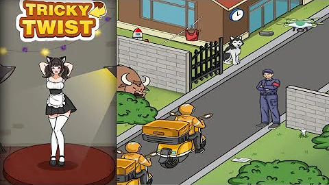 Tricky Twist Level 79 |Help The Shipper Get Past The Security Guard| Walkthrough Solution