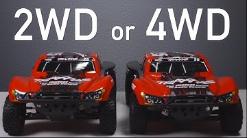 Which is Best: 2WD or 4WD? Traxxas Slash Short Course Trucks