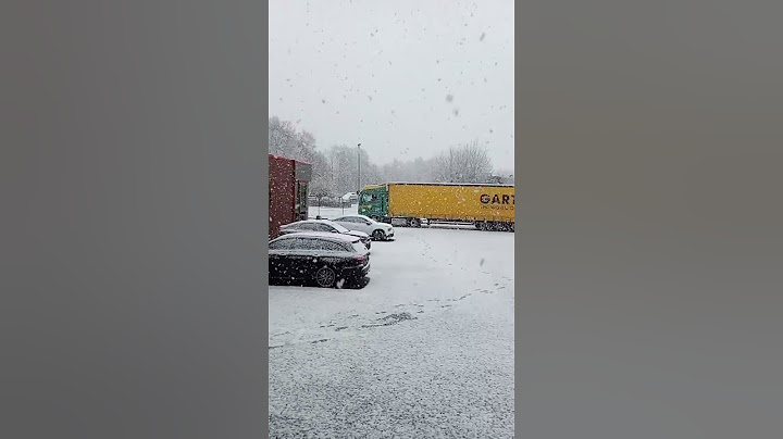Genießen Erste Schnee  Tag in Nord West Deutschland