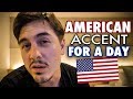 British Guy Attempts American Accent for a Day