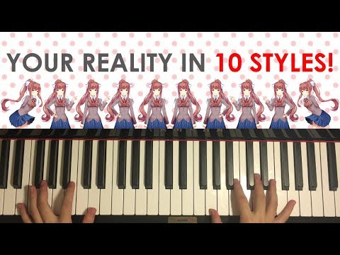 doki doki literature club your reality sayonara naga piano your reality sheet music
