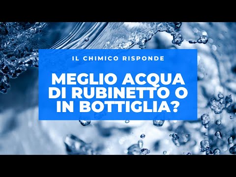 Video: Meglio Bere Acqua In Bottiglia?