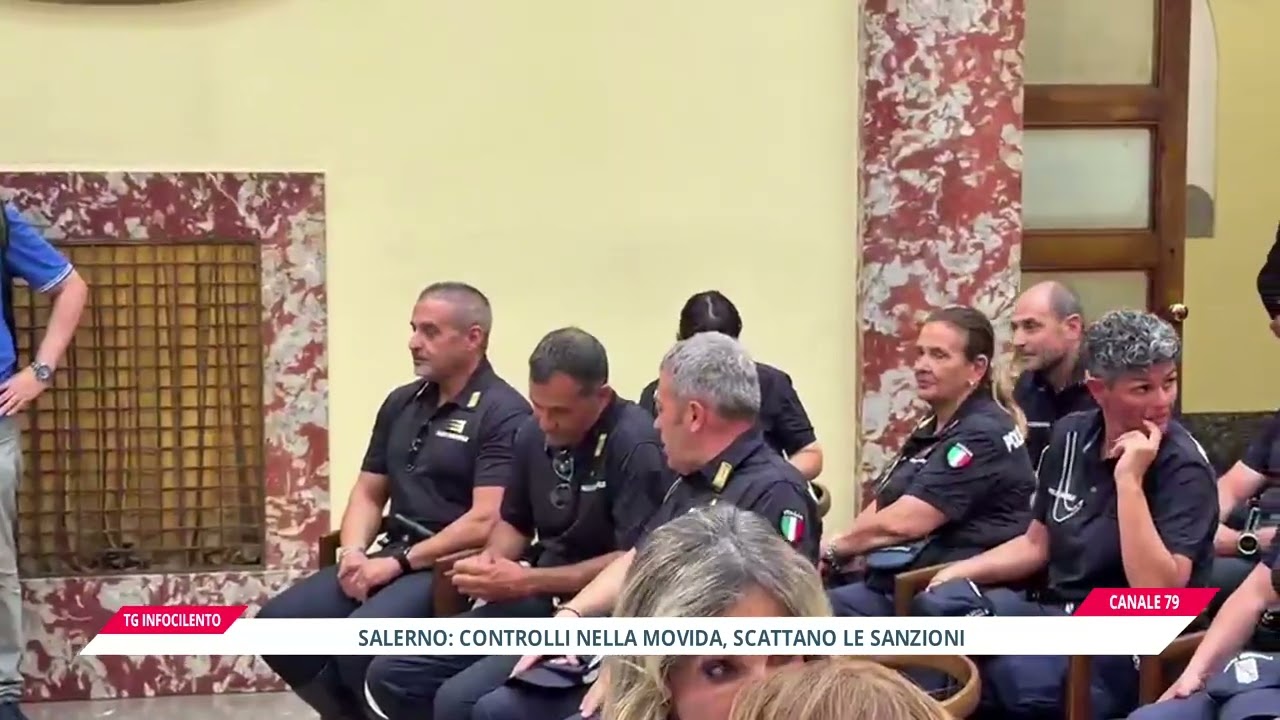 Controlli nella movida a Salerno, alcol a due minori: sanzionato locale