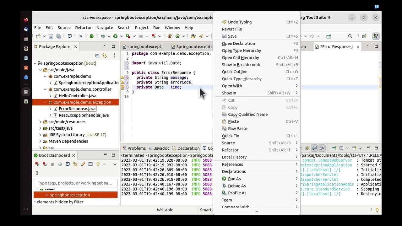 Spring Boot: Exception Handling for REST APIs - YouTube