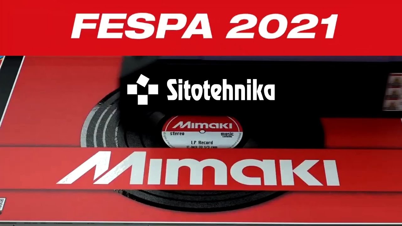 Sitotehnika na MIMAKI expo štandu - FESPA 2021