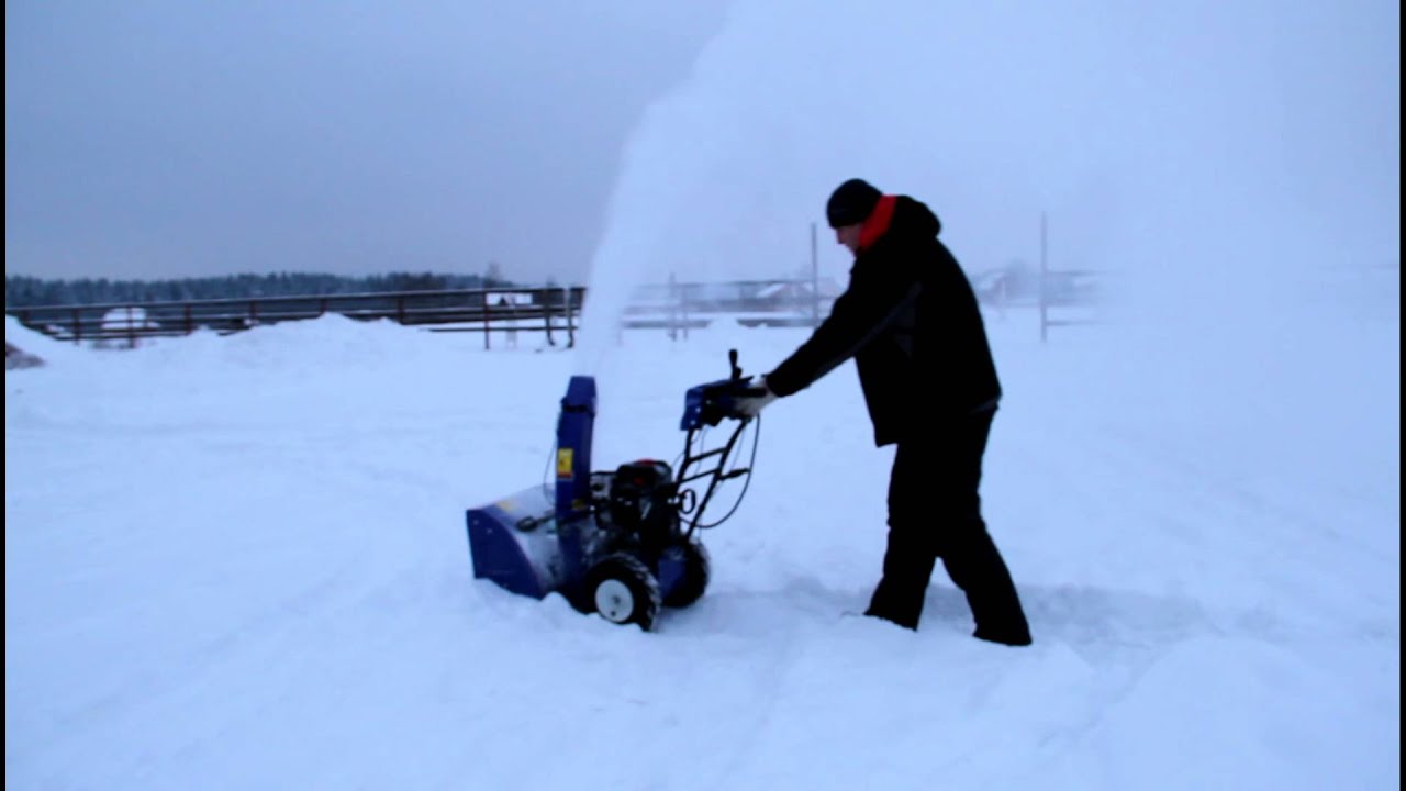  самоходный снегоуборщик MasterYard - YouTube