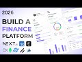 Build a Finance SaaS Platform with Nextjs, React, Express, TypeScript, MongoDB, Express (2026)