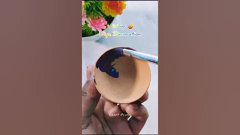 Beautiful ✨ Diya decoration idea | DIY Diwali decoration ideas #diwali