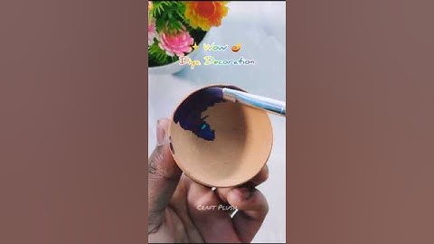 Beautiful ✨ Diya decoration idea | DIY Diwali decoration ideas #diwali