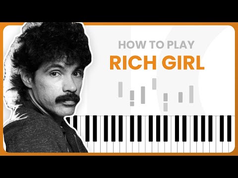 Rich Girl - Hall & Oates - PIANO TUTORIAL (Part 1)