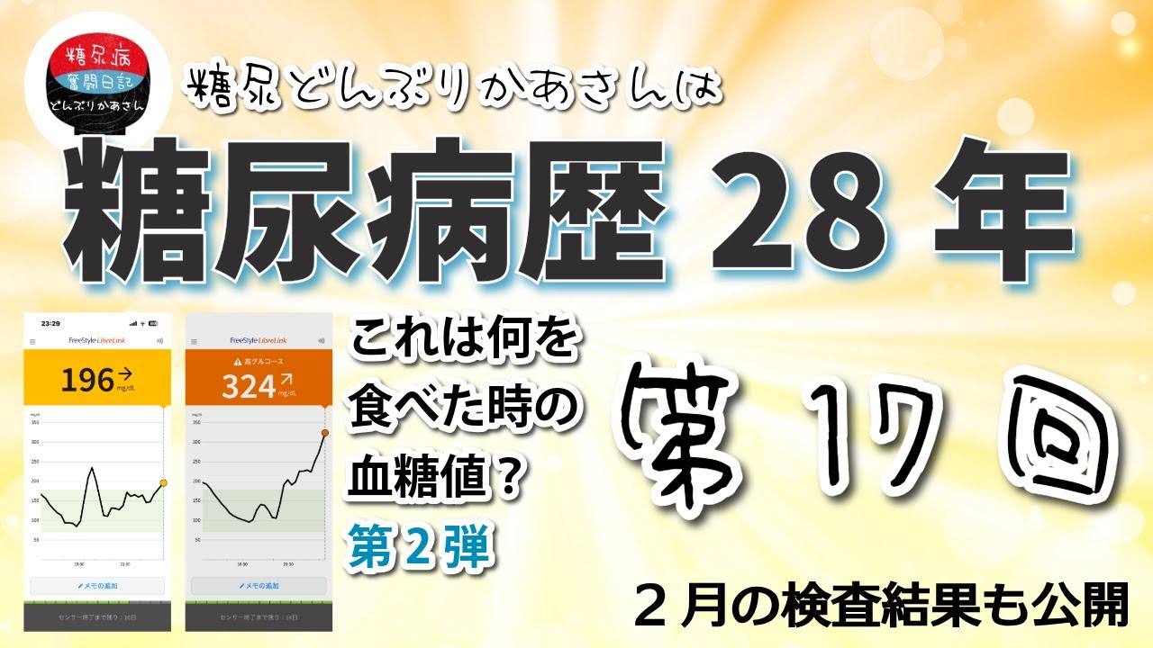 これは何を食べた時の血糖値第2弾