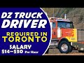 DZ TRUCK DRIVER REQUIRED IN TORONTO|HOW TO APPLY |JOBS IN CANADA