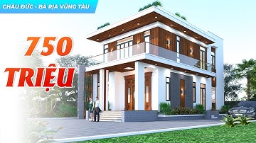 Diện Mạo Ấn Tượng Của Mẫu Biệt Thự 2 Tầng Hiện Đại 750 TRIỆU Tại Châu Đức - Bà Rịa Vũng Tàu