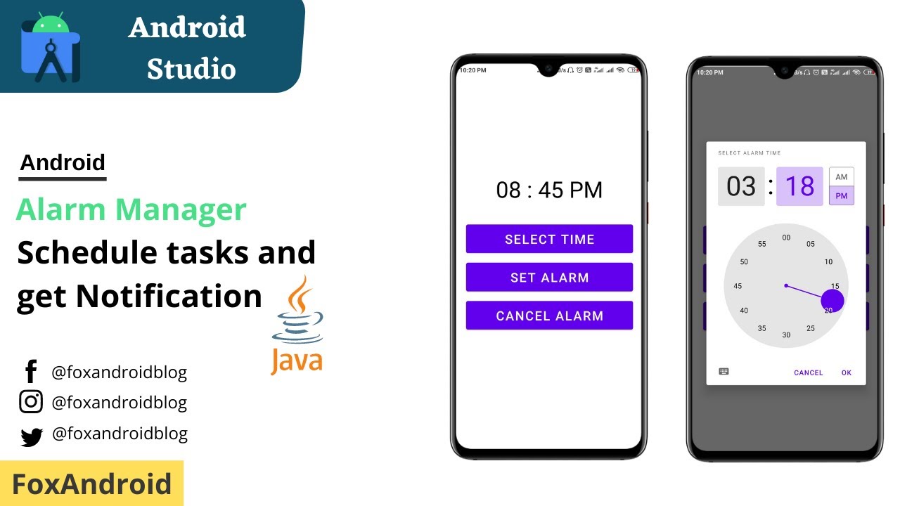 Alarmmanager In Android Studio || Notification Using Alarmmanager Is Android Studio