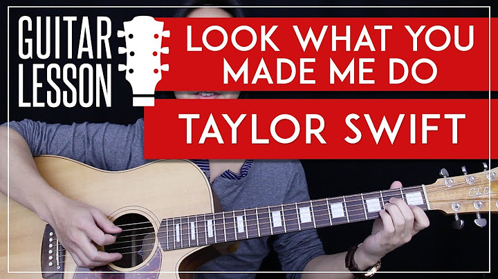 Look What You Made Me Do Guitar version - Guitar performance video thumbnail