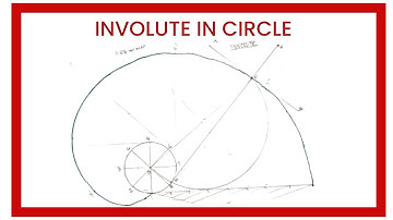 Involute in Circle-Anna University-Engineering Graphics-Drawing