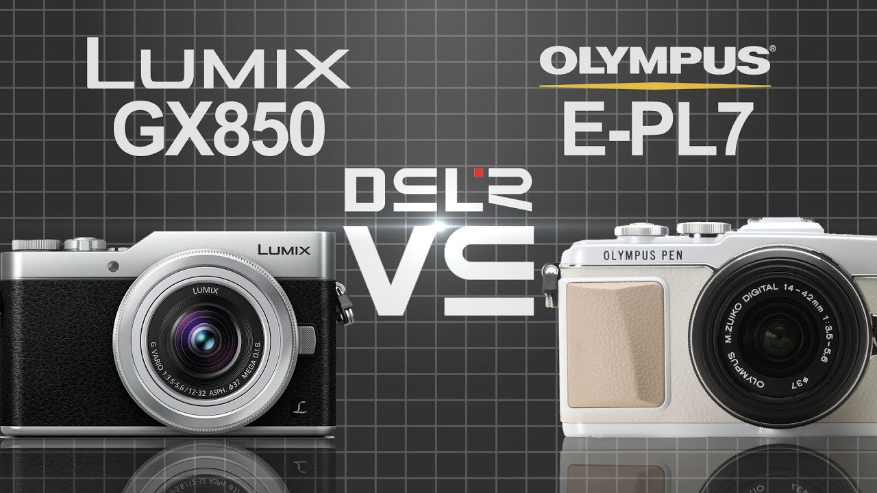 Panasonic Lumix DC-GX850 (GX800/GF9) vs Olympus PEN E-PL7 - YouTube