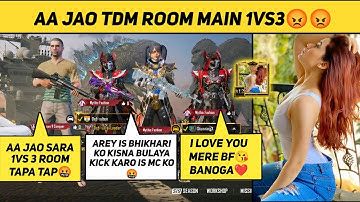 Random 3 players call me Noob / challenge for 1vs 3 TDM room ( part 128)