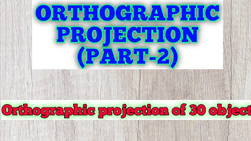 Orthographic projection (part-2) in engineering drawing | KNOWLEDGE GURU |