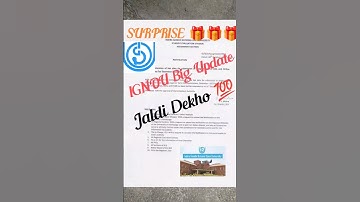 IGNOU Assignment Submission Date Extend #ignou