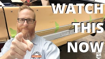 HOW TO REMOVE AND INSTALL TAILGATE TRIM ON A 1977 C10 TRUCK- THE RIGHT WAY AND THE WRONG WAY