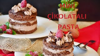 Az Malzemeli Mini Pastacık | Çikolatalı pasta