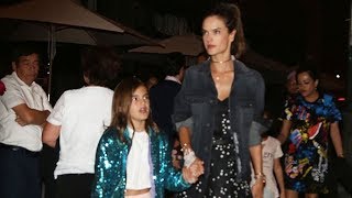 Supermodel Mom Alessandra Ambrosio Takes Mini-Me Daughter Anja To The Ariana Grande Concert