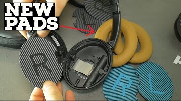 How To EASY Change Bose QC25 or QC35 ear pads DIY
