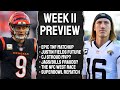 NFL Week 11 Preview - Bengals/Ravens, CJ Stroud, SB Rematch and NFC West Race