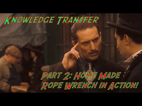 Part 2. Using my home made Rope Wrench. Did it work?