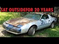 Free '87 Firebird Revival After Sitting For 20 Years