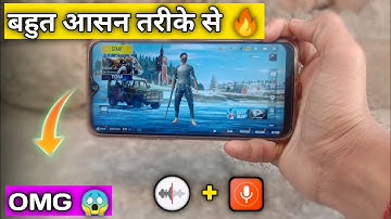 How To record pubg mobile internal Audio on Android | Record internal + voice over in Pubg Mobile |