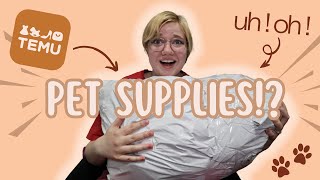 HUGE Temu Pet Supplies Unboxing | SCAM OR NOT? TEMU REVIEW