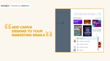 How to add Canva designs to your marketing emails in HubSpot