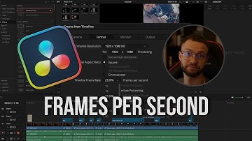 Как изменить количество кадров в секунду при рендеринге в Davinci Resolve.