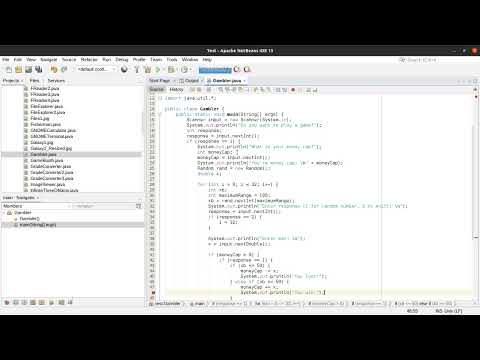 Java: Building a Gambler Application